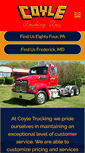 Mobile Screenshot of coyletrucking.com